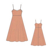 Tank Top Midi Dress Sewing Pattern PDF XS-4XL
