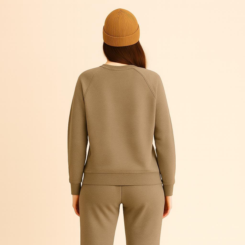 Raglan Sleeve Sweatshirt Sewing Pattern PDF XS-4XL