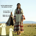 Boho Bell Sleeve Maxi Dress Sewing Pattern PDF