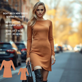 Boat Neck Mini A-Line Dress Sewing Pattern PDF XS-4XL
